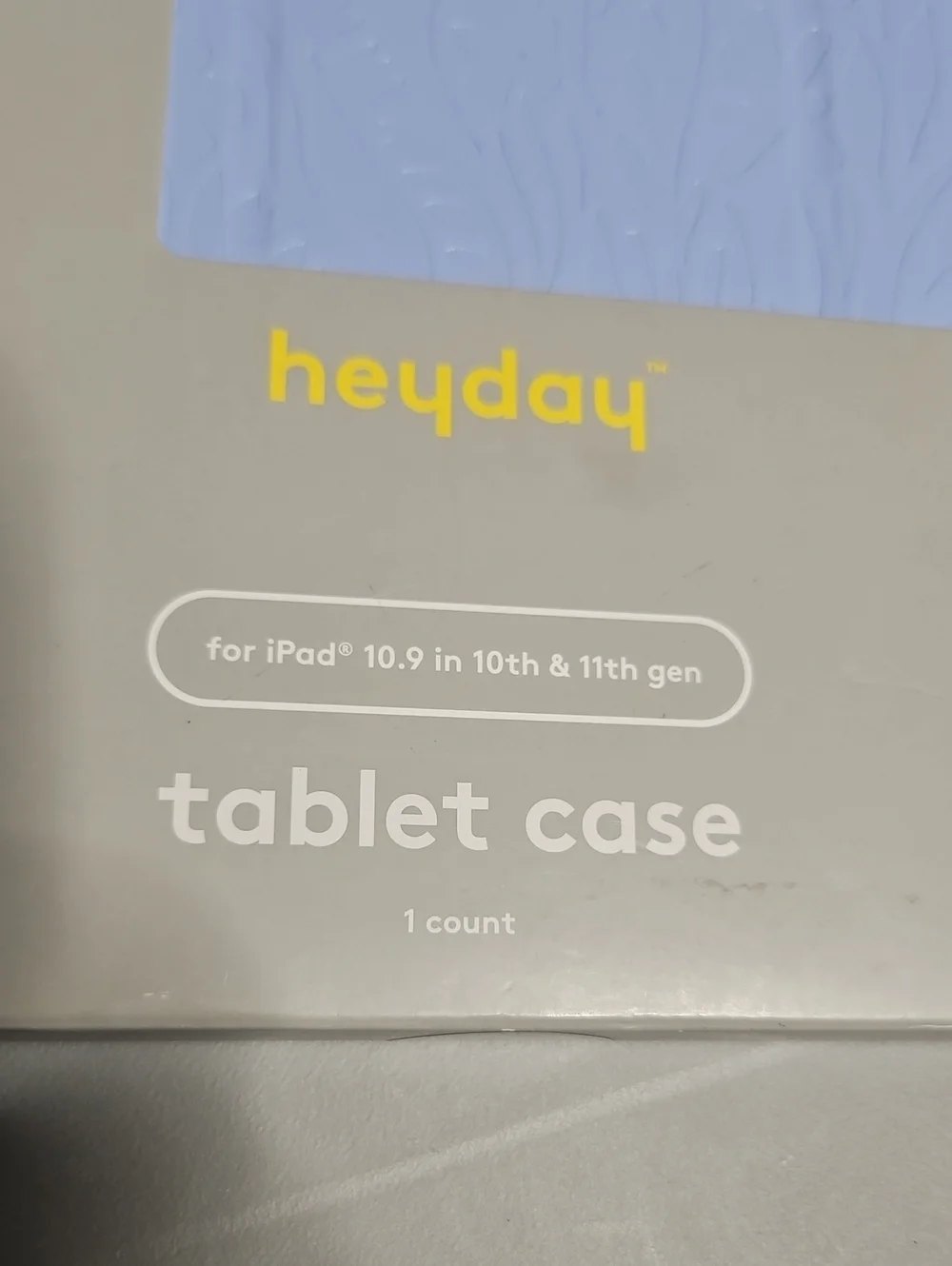 HEYDAY IPAD 10.9 IN 10TH & 11TH GENERATION TABLET CASE: PERIWINKLE BLUE: NEW